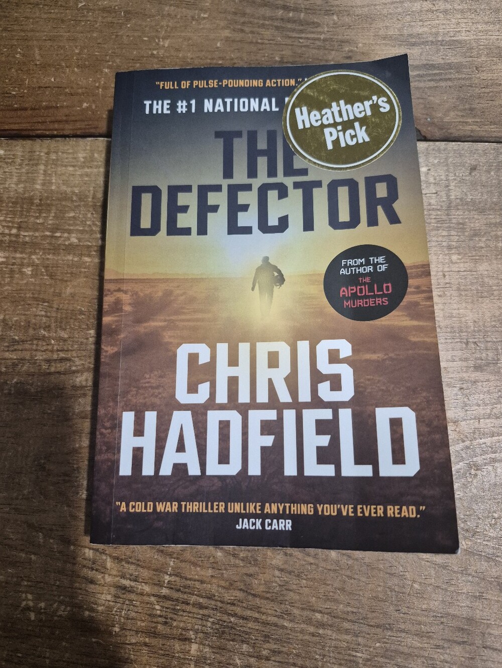 The Defector by Chris Hadfield – Paperback (Heather's Pick)